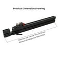 thumbnail image 3 of BIBABLYKE Precisions T Track Slot Rail with Lasers Scale for Woodworking, Adjustable 560mm to 941mm Aluminum Alloy, 3 of 7