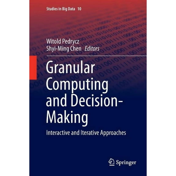 Studies in Big Data Granular Computing and Decision-Making: Interactive and Iterative Approaches, Book 10, (Paperback)
