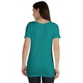 thumbnail image 4 of Inkmeso T-shirt Basique Col en U Été Manches Courtes Coton Uni Femmes, 4 of 7