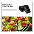 thumbnail image 5 of Greenadscape Storage Containers Black Plastic 50Pcs 7.27X5.31X1.77Inch, 5 of 7