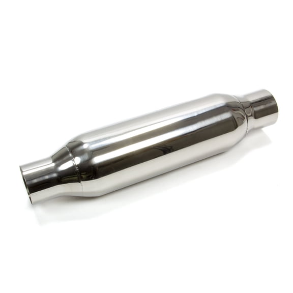 Moroso S/S Spiral Flow Muffler - 2.5in Polished 94054