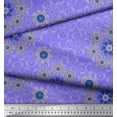 thumbnail image 2 of Soimoi Polyester Crepe Fabric Floral & Paisley Decorative Print Sewing Fabric Yard 52 Inch Wide, 2 of 3