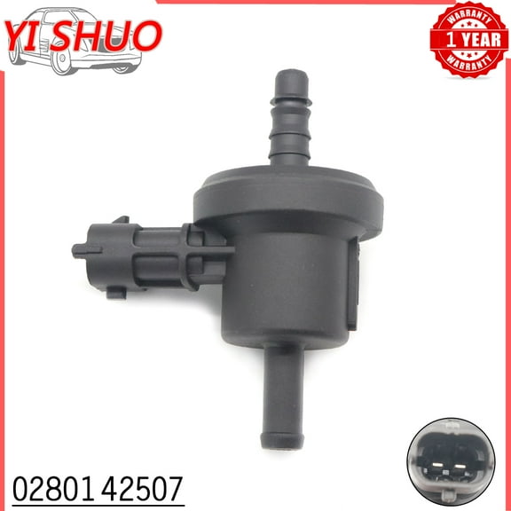 Car Vapor Canister Purge Solenoid Valve 0280142507 for Ford Ranger 2.5L 2016 2017 2018 2019 Figo 1.5L 02801-42507