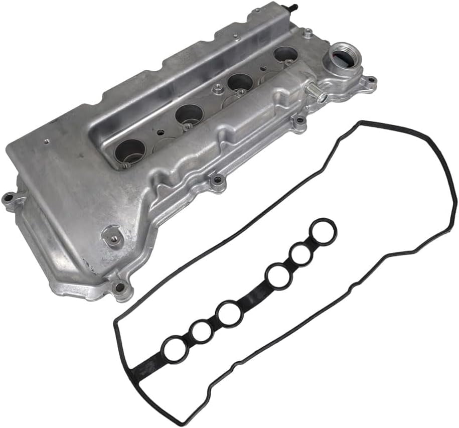 ZZE122 Valve Cover with Gasket 11201-22060 Replacement for Toyota 1.8L GAS 2000-2005 MR2 Spyder 2000-2006 Corolla 2000-2005 Celica 2003-2008 Matrix 1120122060