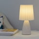 thumbnail image 4 of Lámpara de mesa táctil con puertos de carga USB | Lámpara de noche regulable con control remoto | 3 temperaturas de color | Pantalla de tela de lino para dormitorio y sala de estar | Incluye, 4 of 7