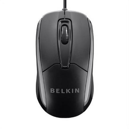 UPC: 0722868863800 | Belkin 3-Button Wired Computer Mouse – Ambidextrous  Ergonomic Mouse With 5-Foot USB-A Cord – 800 DPI Wired Mouse With Mouse Wheel Compatible with PCs  Macs  Desktops and Laptops – Black