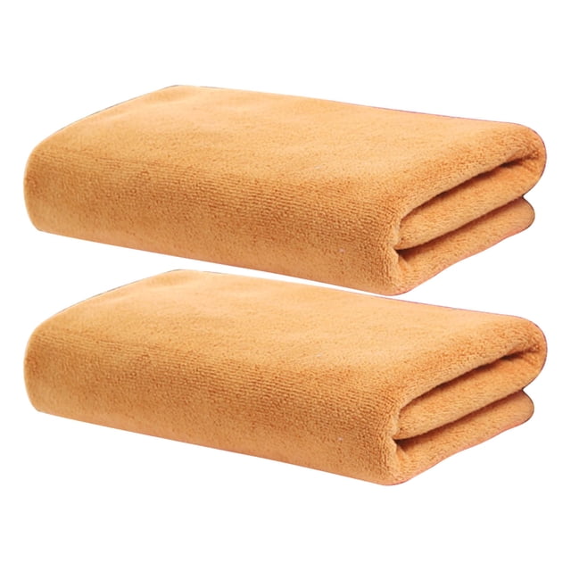 2PC Towel Shower Absorbent Superfine Fiber Soft Comfortable Towel
