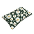thumbnail image 3 of Daiia White Daisies and Bee Bedding Waterproof Pillow Protector Zippered Queen – Bed Bug Proof Pillow Encasement-14"x20", 3 of 9
