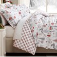 thumbnail image 6 of Southshore Fine Linens Holly Jolly Lane Reversible Comforter Set, 100 GSM Double-Brushed Microfiber Holiday Bedding, 1 Comforter and 1 Pillow Sham, Twin/Twin XL, 6 of 9