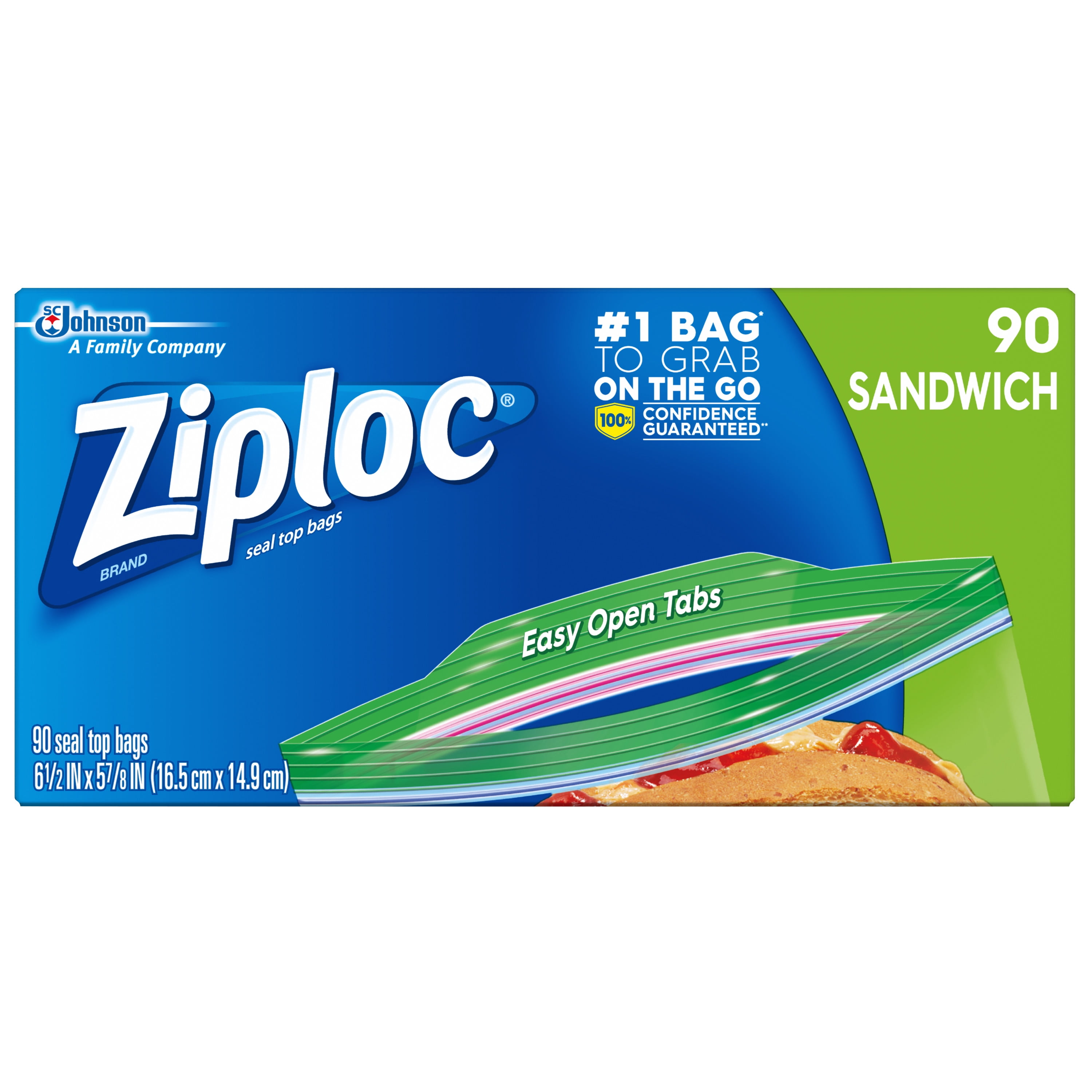 Ziploc Sandwich Bags, 90 ct