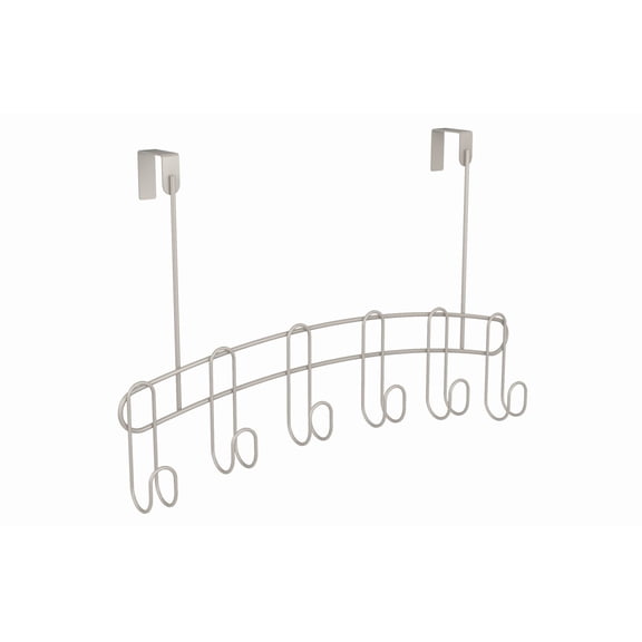ClosetMaid 6-Hook Over-The-Door Org, Nickel