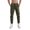 Green, variant on Men's Lanyard Casual Cargo Pants - Loose Fit, American Large Size, Polyester, All Seasons, XS-XL Sizes, Solid Color, Trendy for Outdoor/Sports Fashion