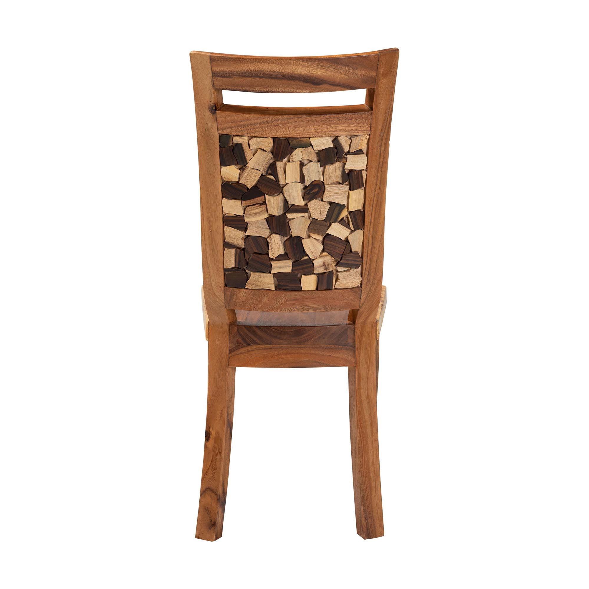 bali & pari Luan Boho Dining Chair, Natural Brown