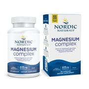 Nordic Naturals Magnesium Complex, 225 Mg, Brain & Heart Health, 90 Ct