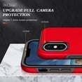 thumbnail image 5 of for iPhone XS Max Case, 360° Rotatable Ring Holder Kickstand Dual Layer Military-Grade Drop Tested Protection Support Car Holder Mount Magnetic Absorbing Bumper Phone Case, Red, 5 of 7