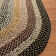 thumbnail image 3 of Safavieh Braided Collection BRD308A Handmade Country Cottage Reversible Area Rug, 8' x 10', Multi, 3 of 4