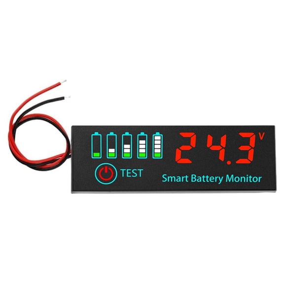 Efficient Battery Capacity Tester Plastic Voltage Meter for Electric Vehicles