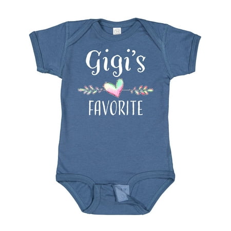 

Inktastic Gigis Favorite- Heart Great Grandchild Gift Baby Boy or Baby Girl Bodysuit