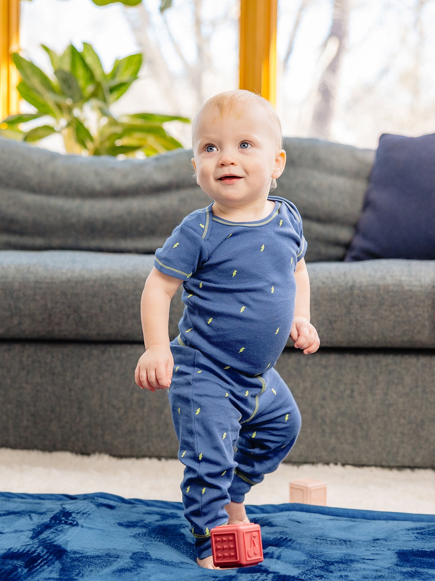 Gerber Baby Boy Short Sleeve Cotton Onesies, 2-Pack, Sizes Newborn - 12 Months