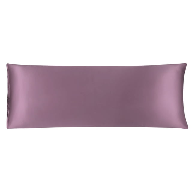 Unique Bargains Taie d'Oreiller en Satin de Luxe Rafraîchissante Anti-Rides Longue Taie d'Oreiller Soyeuse