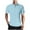 Light Blue, variant on Jalioing Men's Golf Shirt Collared Short Sleeve Button Shirts Solid Color Classic Work Tops Summer Clothes