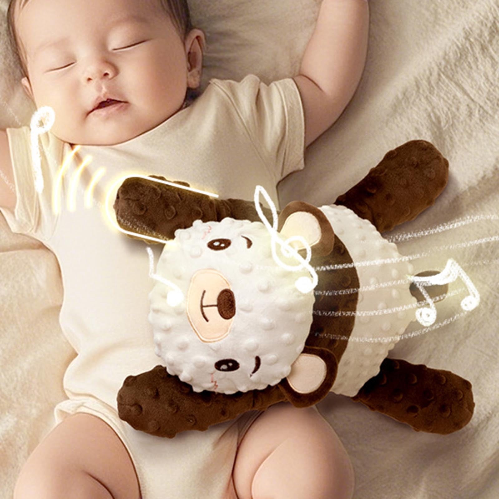 Easter Bunny Soother soothing companion - Plush Rabbit with Gentle Patting Vibrations, Adjustable Speed Pacifier Holder, Soothing Crib Toy, Easter Gifts, Graduation Gifts