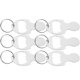 thumbnail image 4 of 6pcs Shopping Trolley Tokens Shopping Cart Alloy Key Chain Multi-use Convenient Bottle Opener, 4 of 4