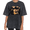 Black, variant on UNISHE Women's Vintage Western Cowboy Cat Graphic Tee Vintage Washed T-Shirt Short Sleeve Oversized Relaxed Fit