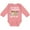 Mauve, variant on My Great Grandma Loves Me with Sloth and Hearts Boys or Girls Long Sleeve Baby Bodysuit