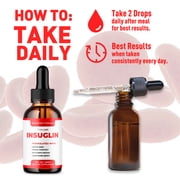 Insuglin Advanced Formula Drops Blood Balance Support Supplement 30 Servings