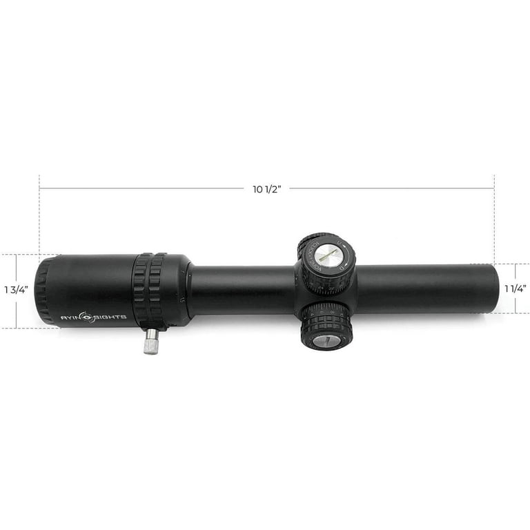 AYIN 1 6x24 Hunting Riflescope Second Focal Plane German 4