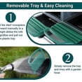 thumbnail image 5 of Garvee 3 Compartment Chicken Nesting Boxes, Metal Roll Away Nest Box with Lid Cover for Chicken Coop, Easy Egg Collection, Egg Laying Box for Chickens, 5 of 6