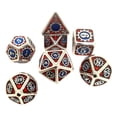 thumbnail image 3 of de Dados de Metal de 7 Piezas de Dados D&D de Metal Poliédrico Aleación de Zinc con para DND 24 Yotijar Lote de dados poliédricos, 3 of 6