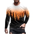 thumbnail image 1 of Chandail à Manches Longues pour Hommes Mode Décontractée Col Rond Chandail à Enfiler Imprimé T-Shirt à Manches Longues Blouse, 1 of 3