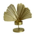 thumbnail image 2 of GUOOL Decoration Leaf Candlestick Wrought Iron Candle Holder Leaf Model Crafts Living Golden C, 2 of 9