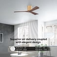 thumbnail image 4 of Matthews Fans - Irene-3H 3-Blade 42 Inch Flush Mount Ceiling Fan In Contemporary, 4 of 6