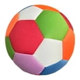thumbnail image 2 of Balón de fútbol de interior silencioso, balón de fútbol, ​​juguete deportivo para desarrollar habilidades motoras, regalo para adolescentes, jugadores Blanco Verde Rojo 20cm, 2 of 8