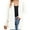 Z1-White, variant on Chiclily Women's Lightweight Cardigan Sweaters Open Front Long Sleeve Casual Brushed Knit Long Cardigans with Pockets, White Size XL
