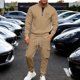thumbnail image 4 of Kalauyu Men's Tracksuit 2 Piece Half Zipper Sweatsuit Sets Casual Jogging Athletic Suits, 4 of 9