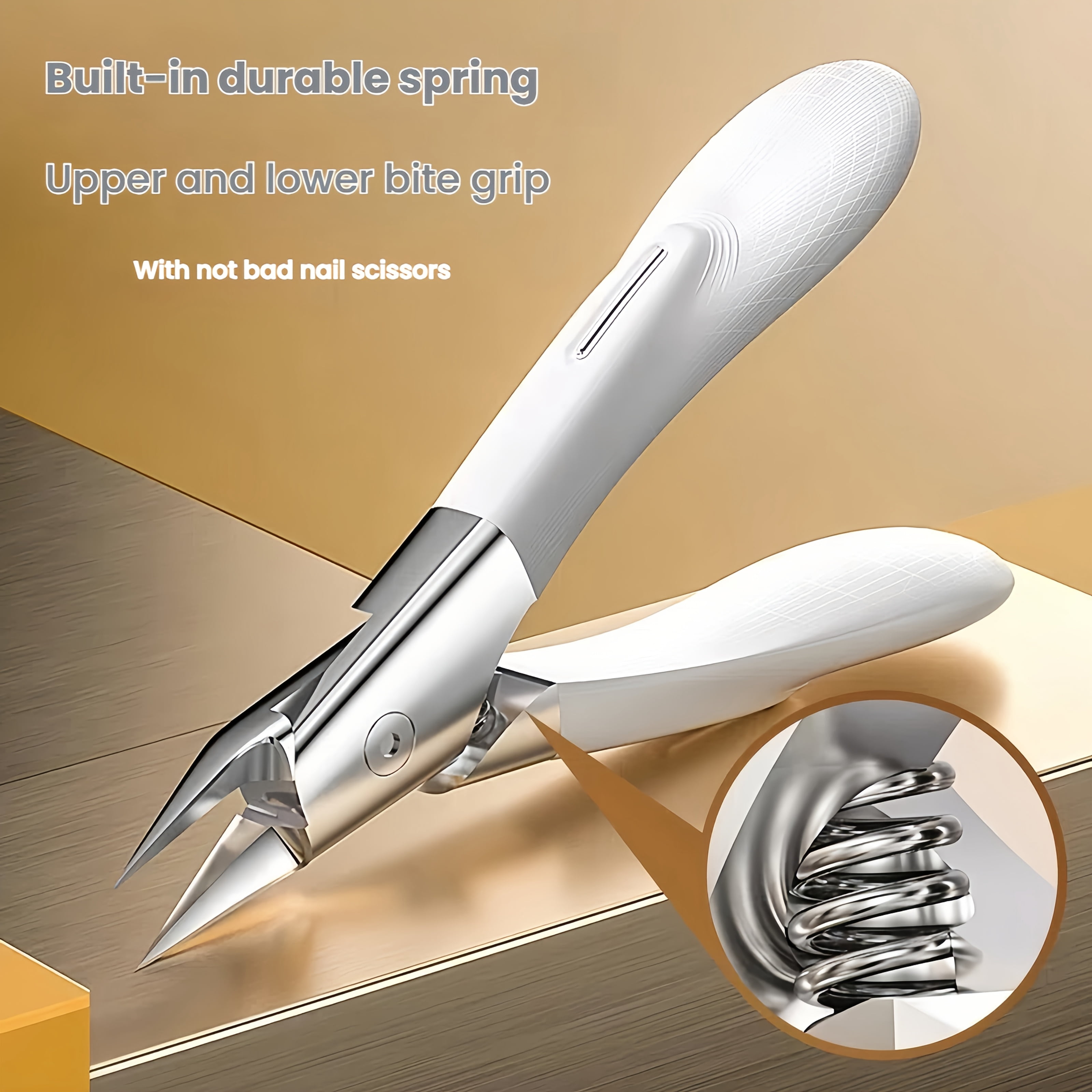 BAOLE "Professional grade stainless steel hawkbill pliers" for thick nails, precision nail trimming tools, paronychia trimming pliers, ingrown nails and dead skin scissors