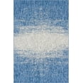 thumbnail image 3 of Unique Loom Outdoor Modern Collection Area Rug - Ombre (6' 1" x 9' Rectangle Blue/Ivory), 3 of 7
