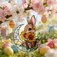 thumbnail image 4 of SIYTUAU Easter Acrylic Bunny Hanging Door Window Garden Hanging Decoration Holiday Decorations Props With Sleek Design And Clean Lines, 4 of 9