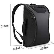AI Home Tech Anti Theft Fingerprint Lock Smart Travel Laptop Backpack, Black