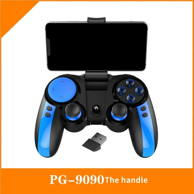 Manette de Jeu Sans Fil Bluetooth pour Téléphone Mobile Ordinateur de Jeu TV Contrôleur avec Support de Téléphone Récepteur Universel 2.4g Manette pour Téléphone TV Ordinateur