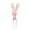 Pink, variant on Rabbit Ears Chair Back Covers,Cute Pink Easter Bunny Chair Back Covers,Removable Stretch Slipcovers for Home Easter Spring Dinning Table Birthday Party Decor,Easter Bunny Decorations Seat Decorations
