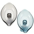 thumbnail image 1 of UPGRATOR 2Pack Self Draining Dish Soap Draining Racks Transparent Blue Green, 1 of 6