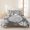 Dark Gray, Charcoal, White, variant on 3 Pieces King Quilt Set,Pineapple Summer Fruit Seamless Soft Bedding Sets with 1 Quilt & 2 Pillow Shams,Retro Gray Summer Bedspread Lightweight Coverlet Comforter for All Season