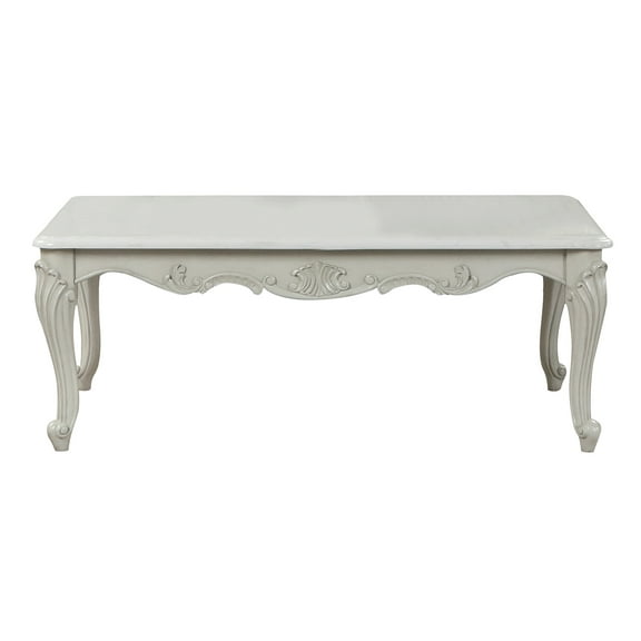 Miekor Furniture Tuscan Traditional Style Coffee Table made with wood in Silver 8507