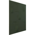 thumbnail image 2 of 19 5/8"W x 19 5/8"H Avila EnduraWall Decorative 3D Wall Panel, UltraCover Satin Hunt Club Green (Covers 2.67 Sq. Ft.), 2 of 6