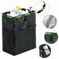 thumbnail image 5 of Waterproof Car Trash Can Litter Bin Garbage Bag Waste Storage Organizer Pocket, 5 of 6
